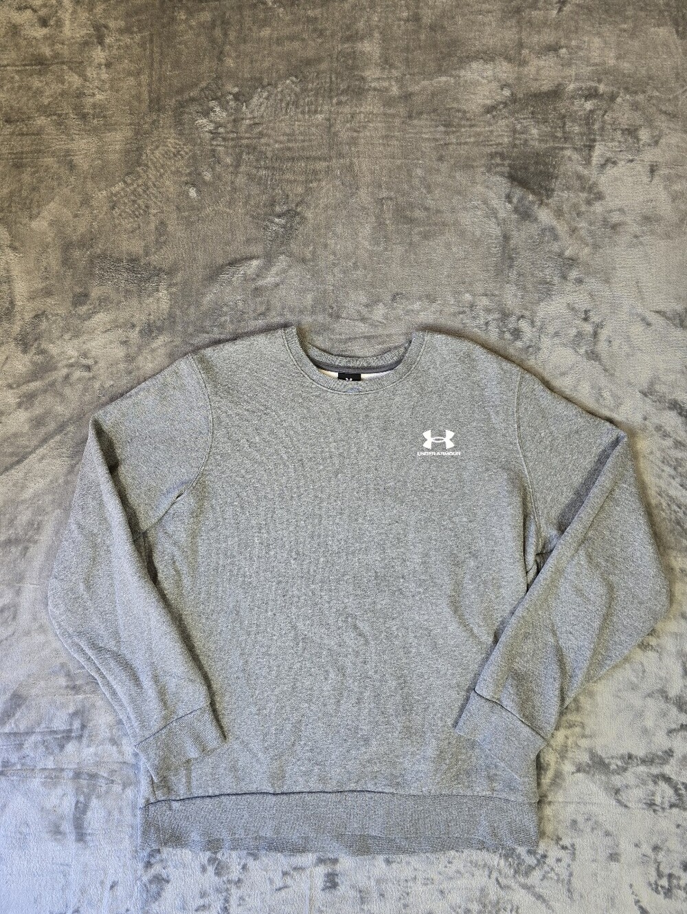 Under Armour Fleece Sweatshirt Size Large Gray